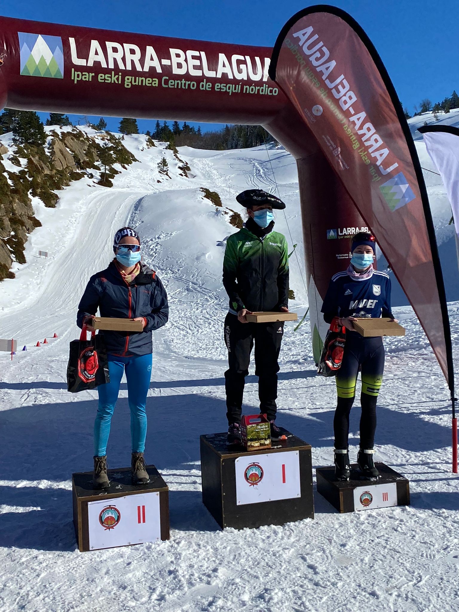 Dos podios para Saltoki Trikideak en el Triatlón de Invierno del Valle de Roncal