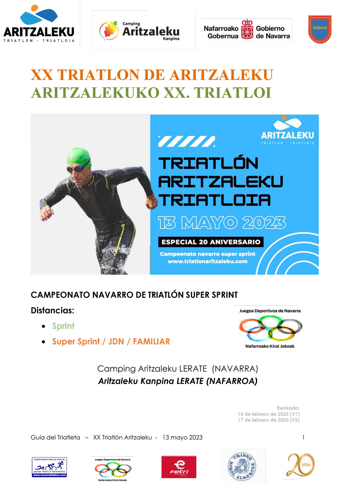Abiertas inscripciones Triatl&oacute;n de Aritzaleku 2023