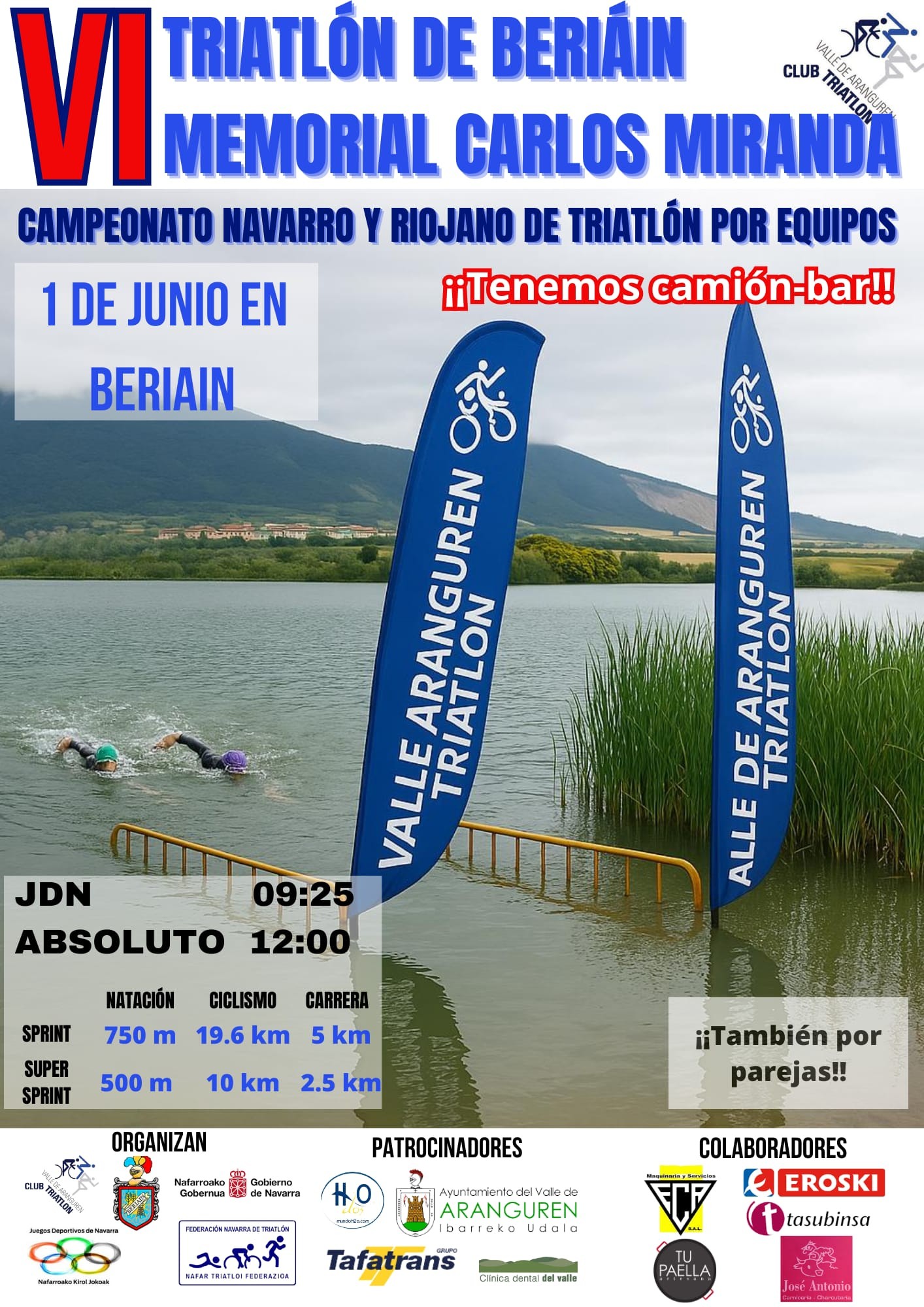 Triatl&oacute;n de Beriain Memorial Carlos Miranda