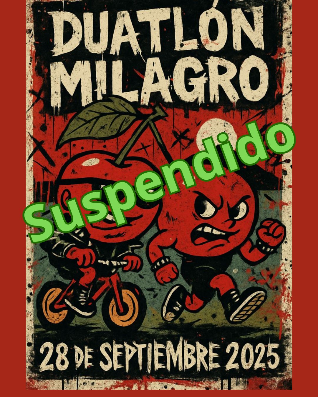 Suspendido el Duatlón de Milagro 2025