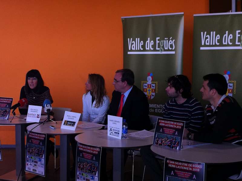 El Club Hiruki presenta la XI Edici&oacute;n de la San Silvestre de Eg&uuml;&eacute;s, que este a&ntilde;o tendr&aacute; un objetivo solidario