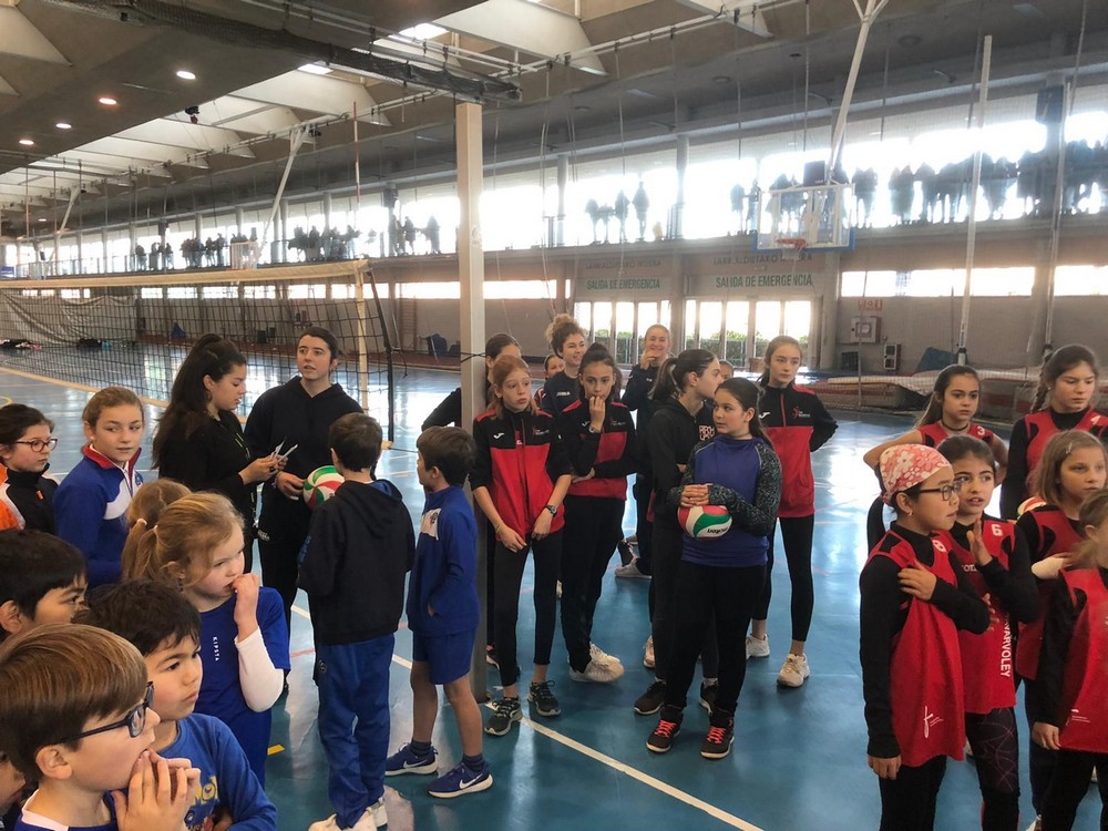 Larrabide acogió la primera concentración de Minivoley