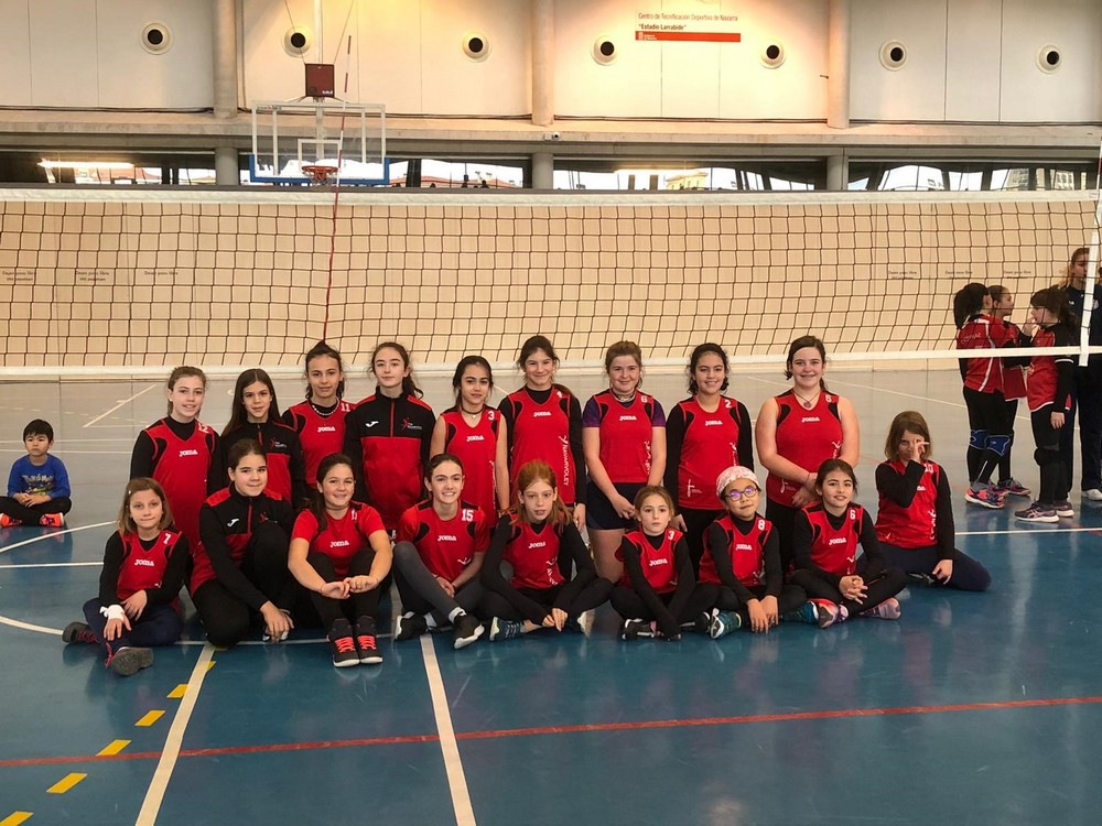 Larrabide acogió la primera concentración de Minivoley
