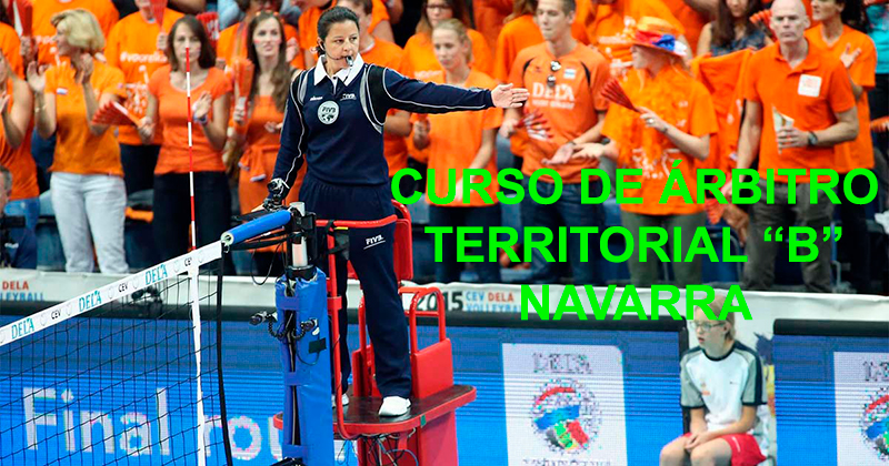 Curso de &Aacute;rbitro de Voleibol Territorial B Navarra