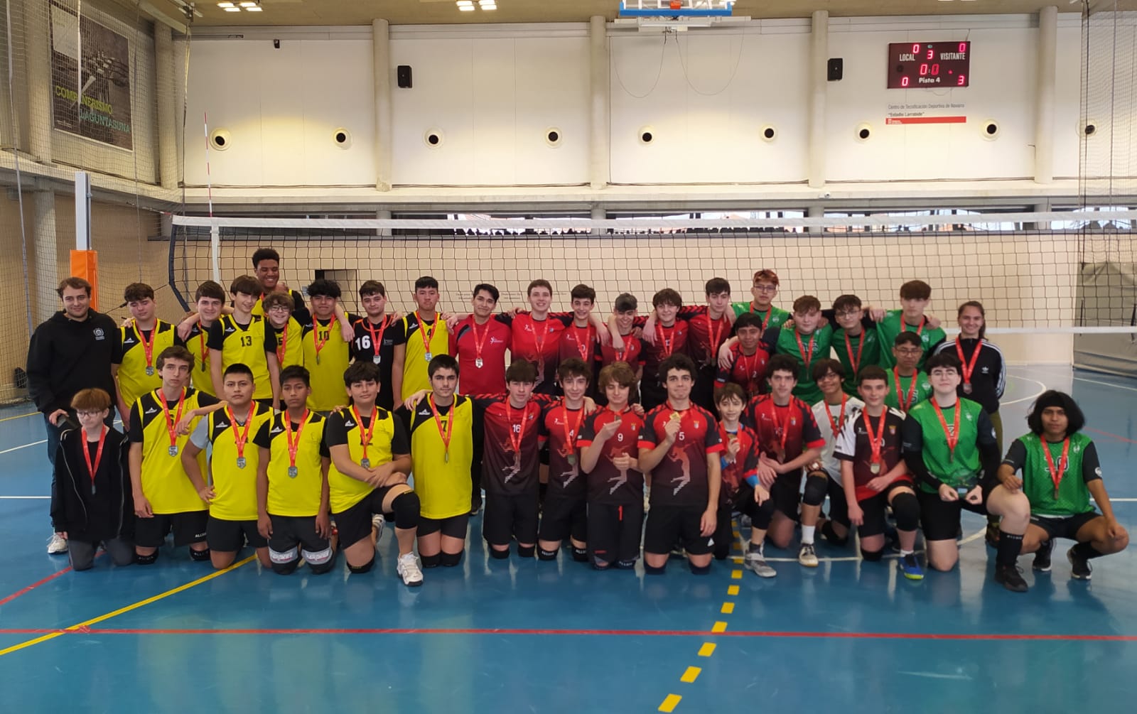 Larrabide acogi&oacute; las finales de los Juegos Deportivos de Navarra de categor&iacute;a cadete-Juvenil masculina y femenina