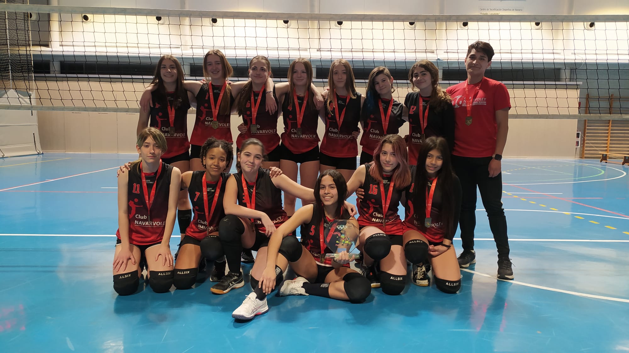 Victoria de Navarvoley Txiki B en los Juegos Deportivos de Navarra de categoría infantil