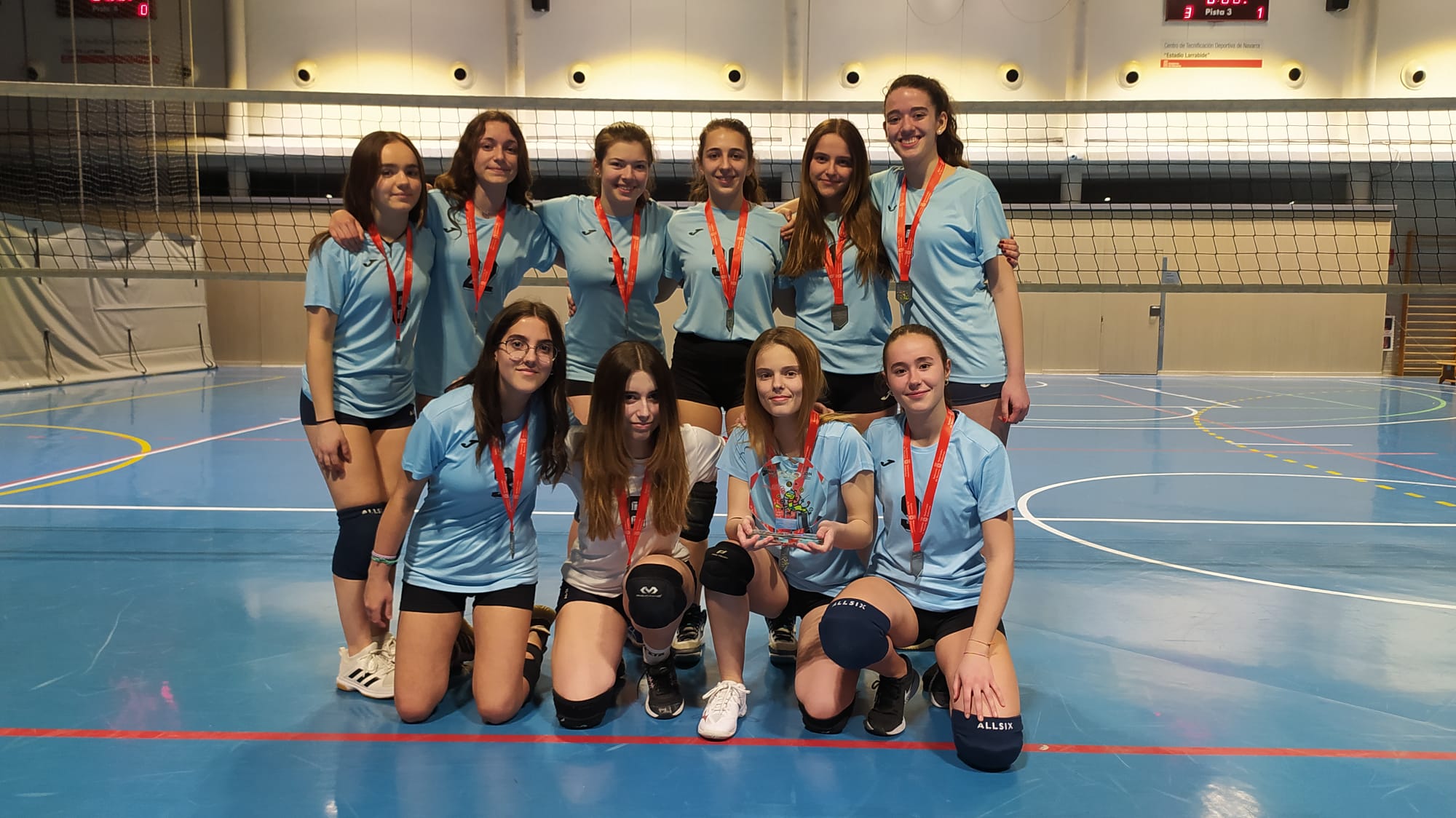 Victoria de Navarvoley Txiki B en los Juegos Deportivos de Navarra de categoría infantil