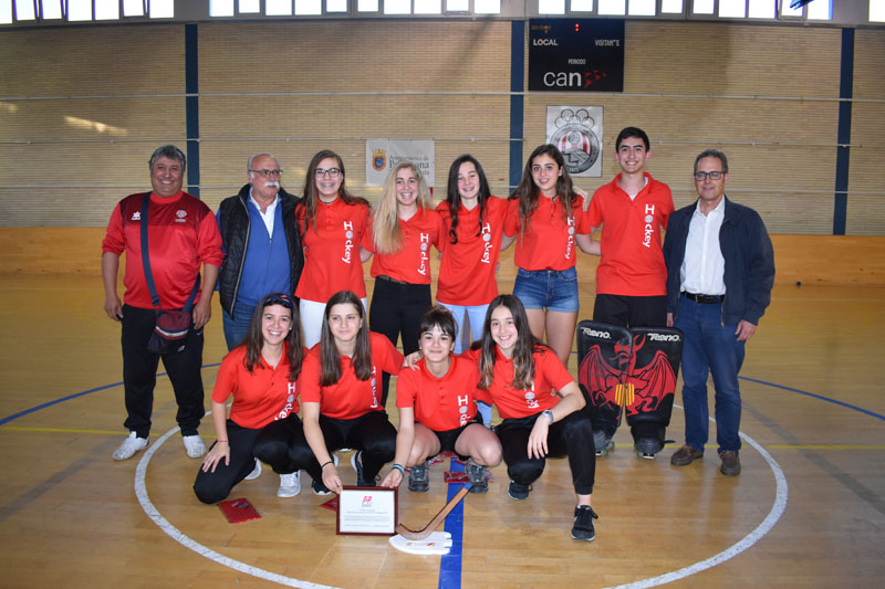 Reconocimiento para el conjunto femenino sub 16 de la UDC Rochapea IHP