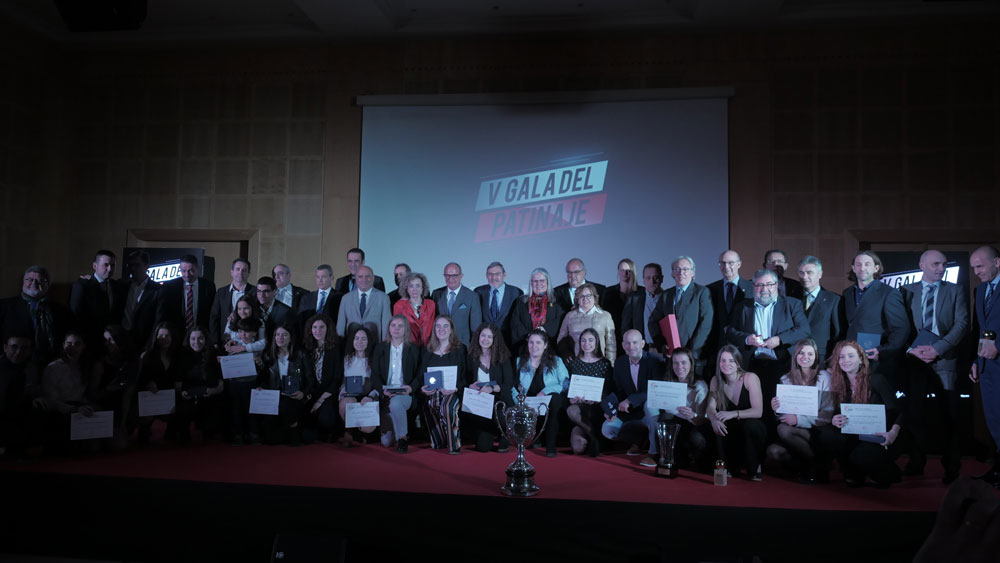 Premios navarros en la VI Gala del Patinaje de la RFEP