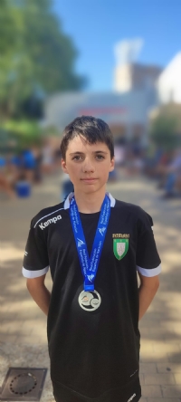 Izan Sánchez, medalla de plata