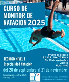 Curso Monitor de Nataci&oacute;n 2025