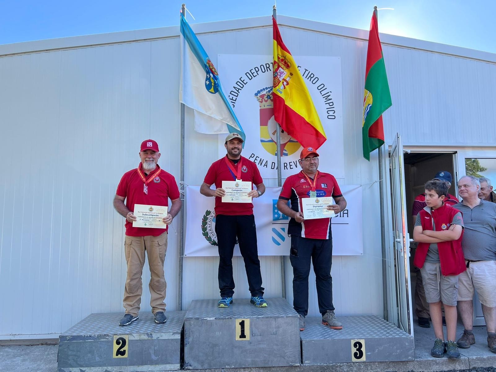 Lluvia de Medallas para Navarra en el campeonato de España de Recorridos de Tiro con Escopeta (30 Julio 2022).