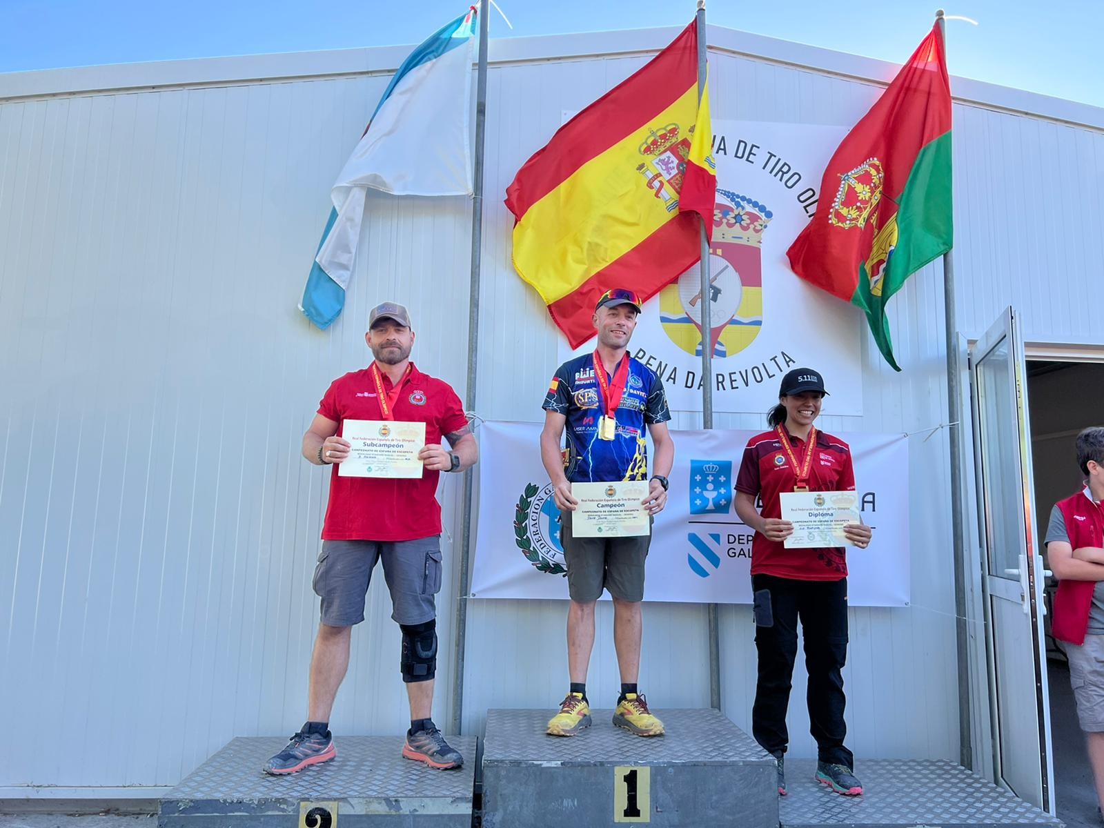 Lluvia de Medallas para Navarra en el campeonato de España de Recorridos de Tiro con Escopeta (30 Julio 2022).