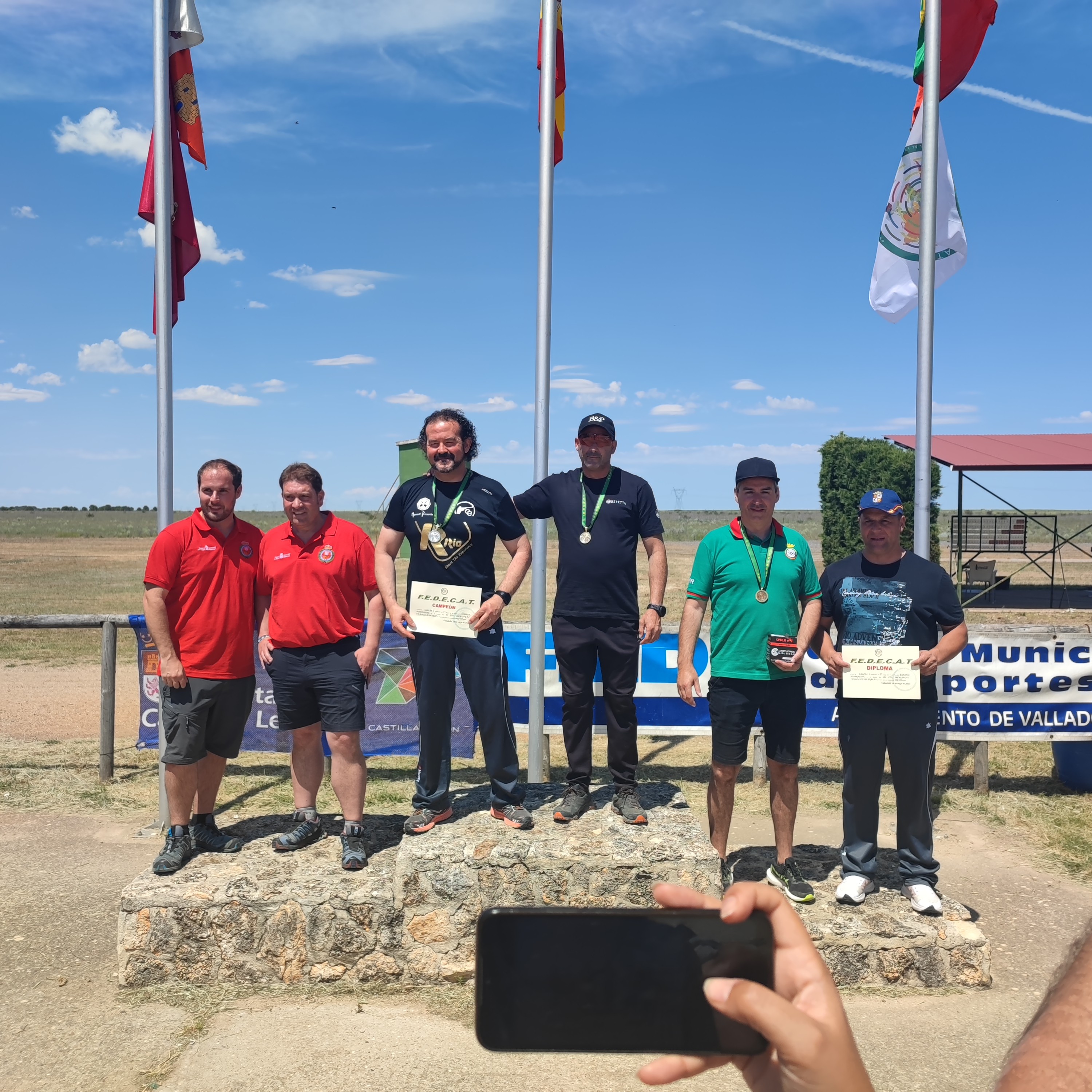 Ocho medallas para Navarra en el Campeonato de España e Ibérico de Trap 5