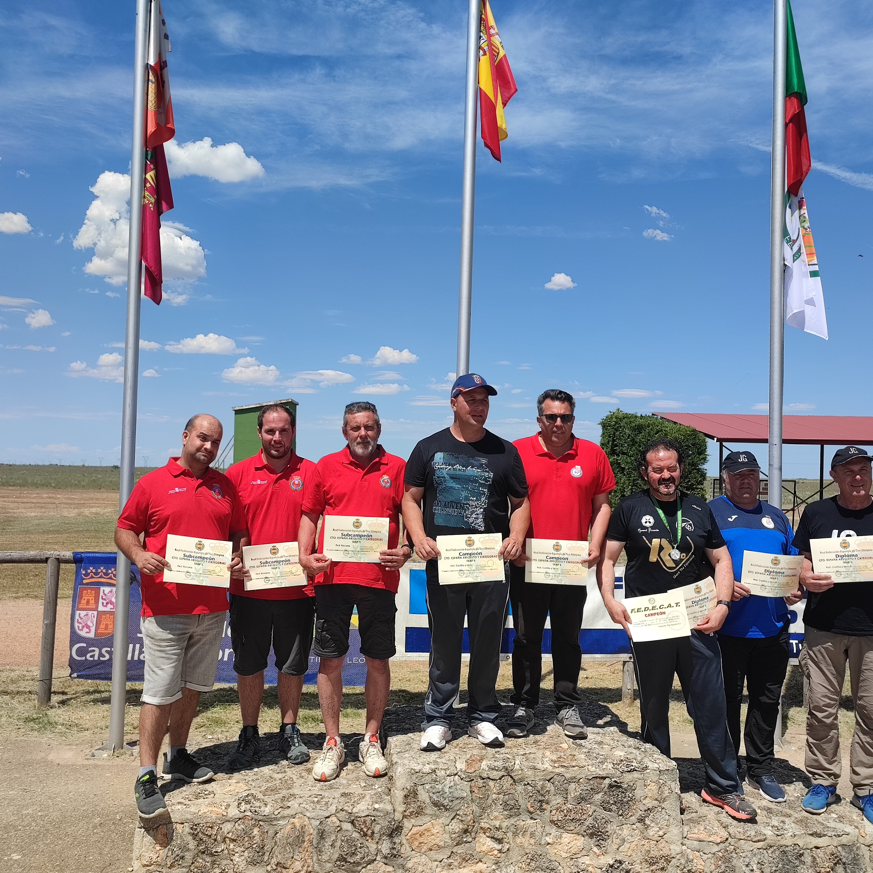Ocho medallas para Navarra en el Campeonato de España e Ibérico de Trap 5