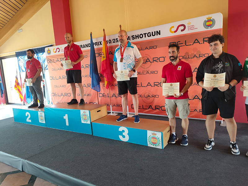 Oro y Plata en el Campeonato de Espa&ntilde;a de Armas Deportivas
