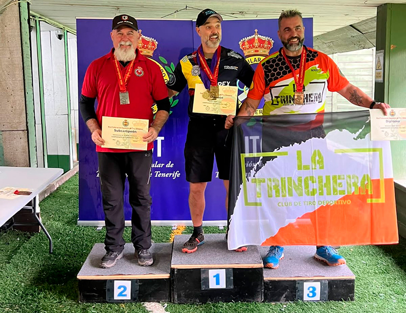 Triple plata para Navarra en Recorridos de Tiro