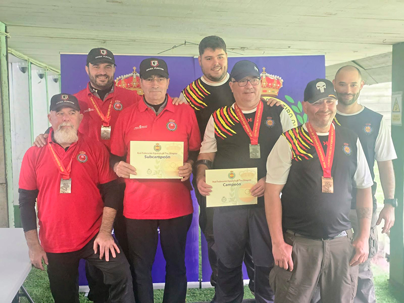 Triple plata para Navarra en Recorridos de Tiro