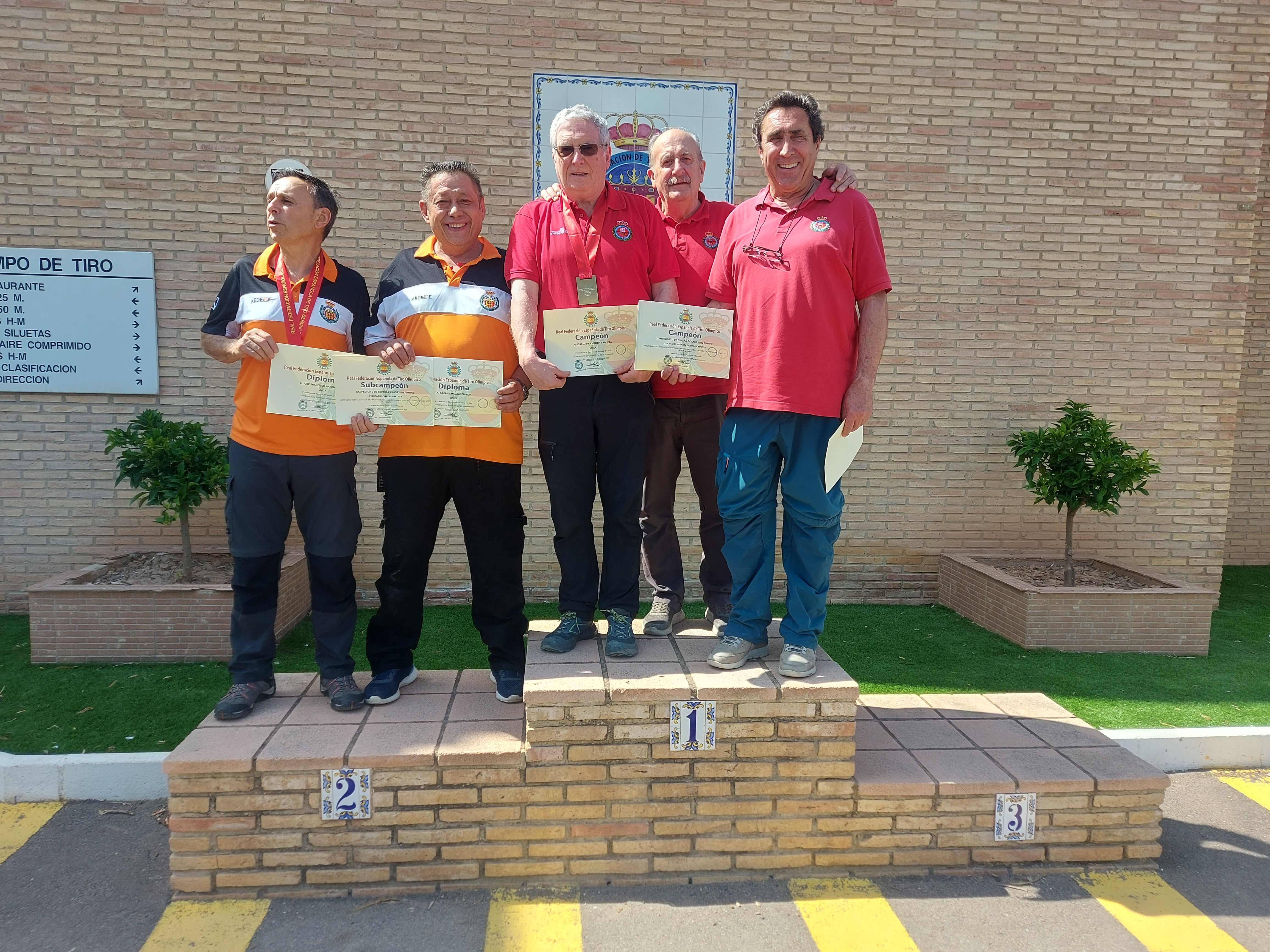 Tres metales para Navarra en el Campeonato de España de F Class Rimfire a 200 Metros