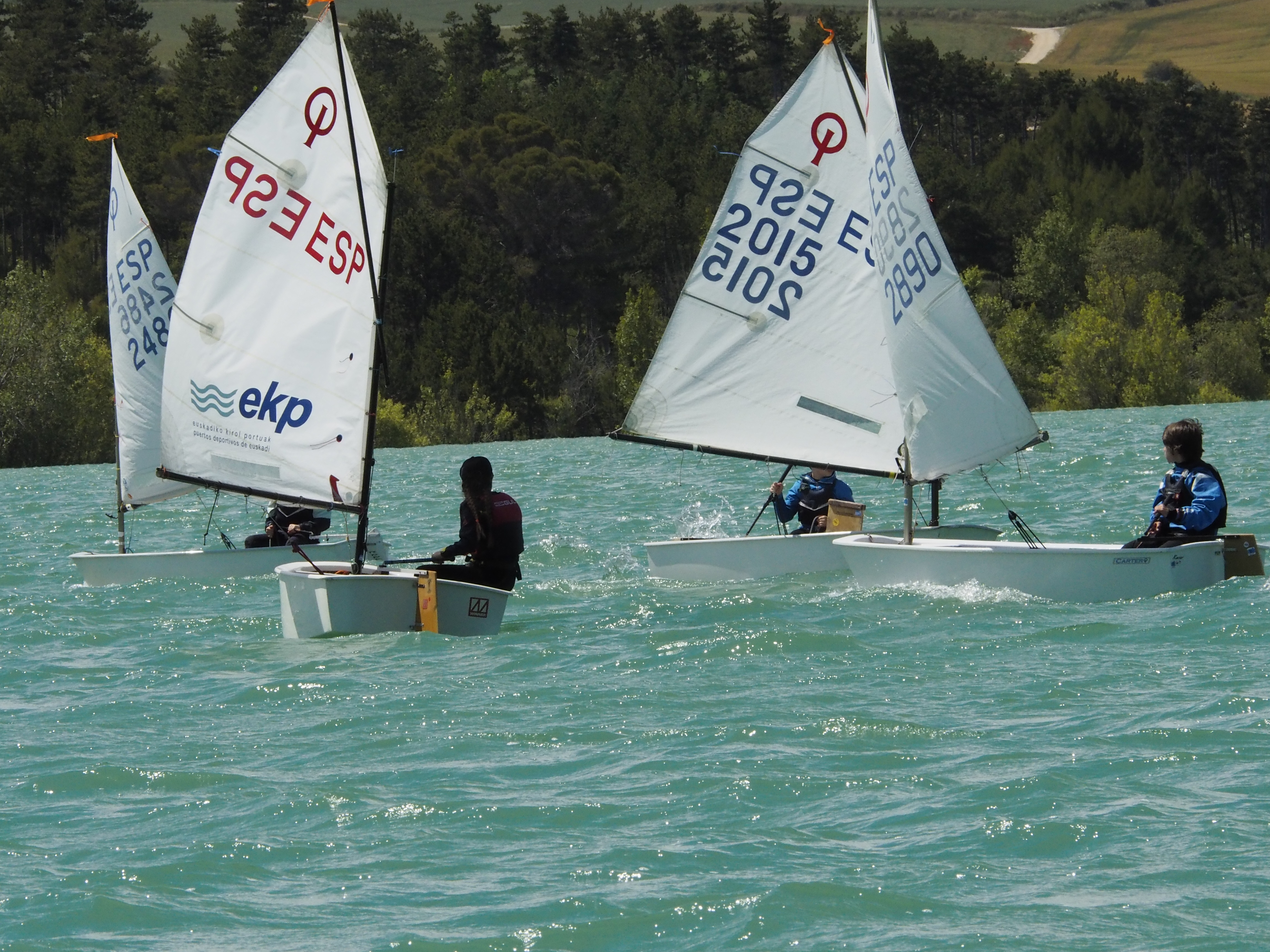 PRIMERA JORNADA CAMPEONATO NAVARRO CLASE OPTIMIST 2024