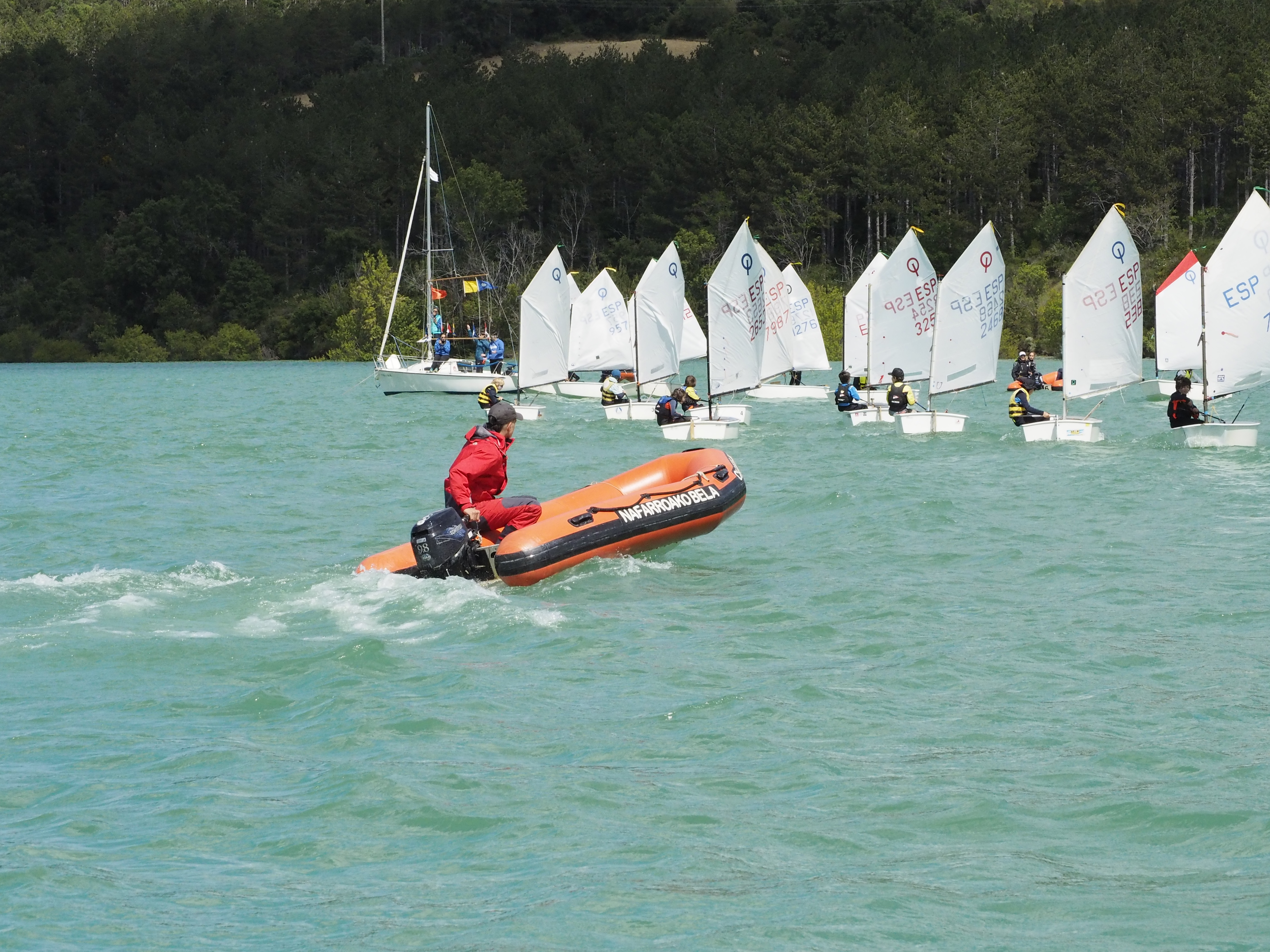 PRIMERA JORNADA CAMPEONATO NAVARRO CLASE OPTIMIST 2024